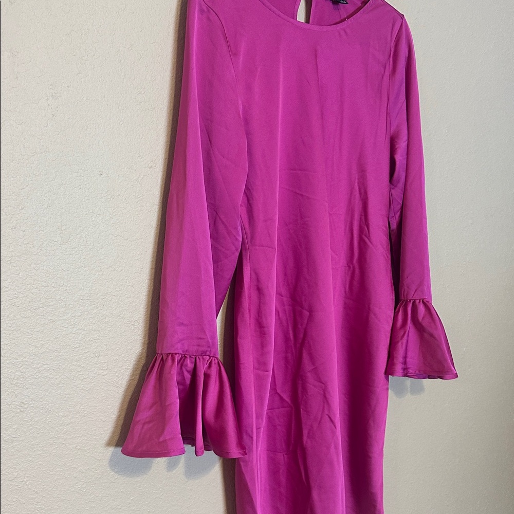 J Crew Winter Garden Dress Pink Size 0 NWT - Picture 4 of 8